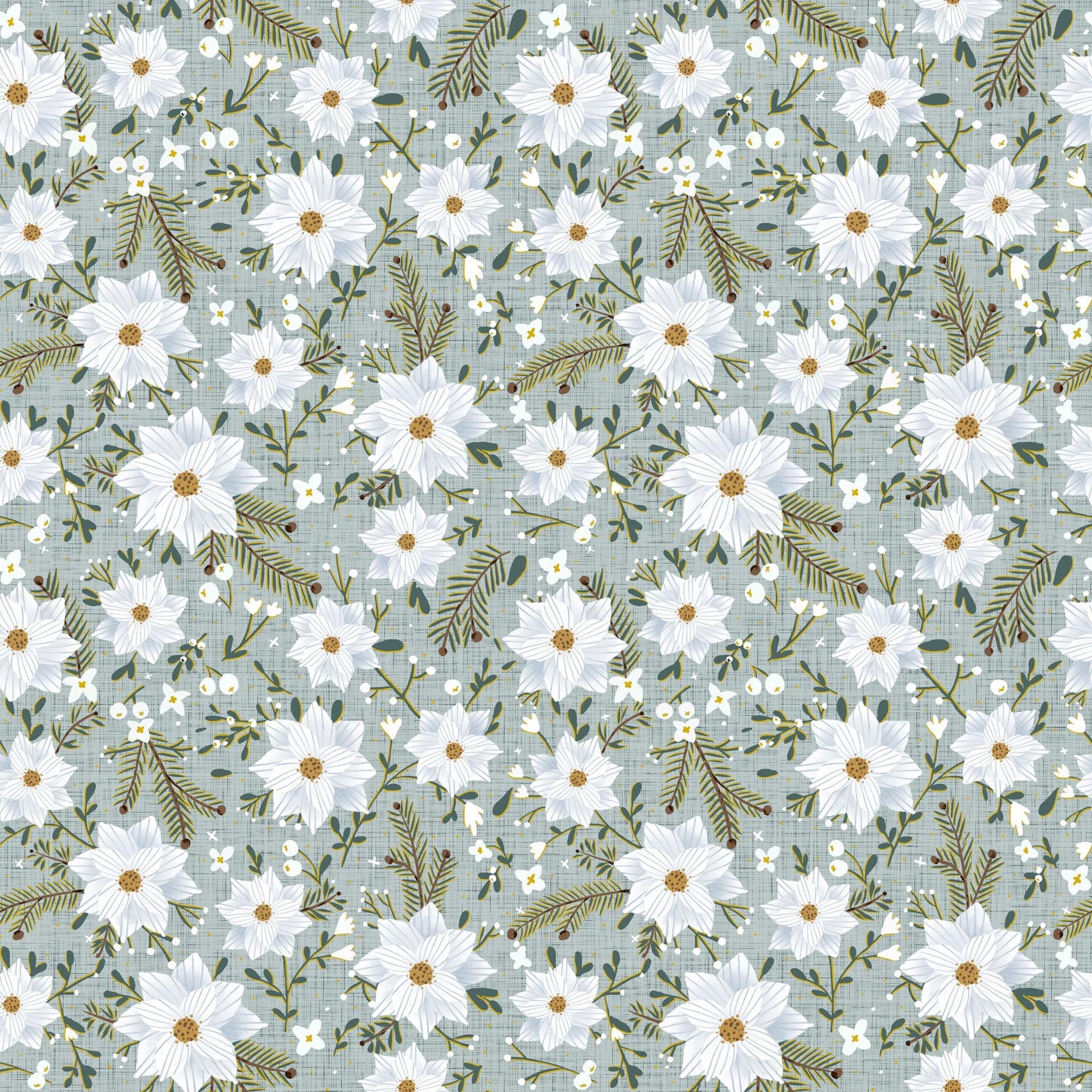 Winter Dreams by Bernadett Urbanovics Winter Flower: Mint