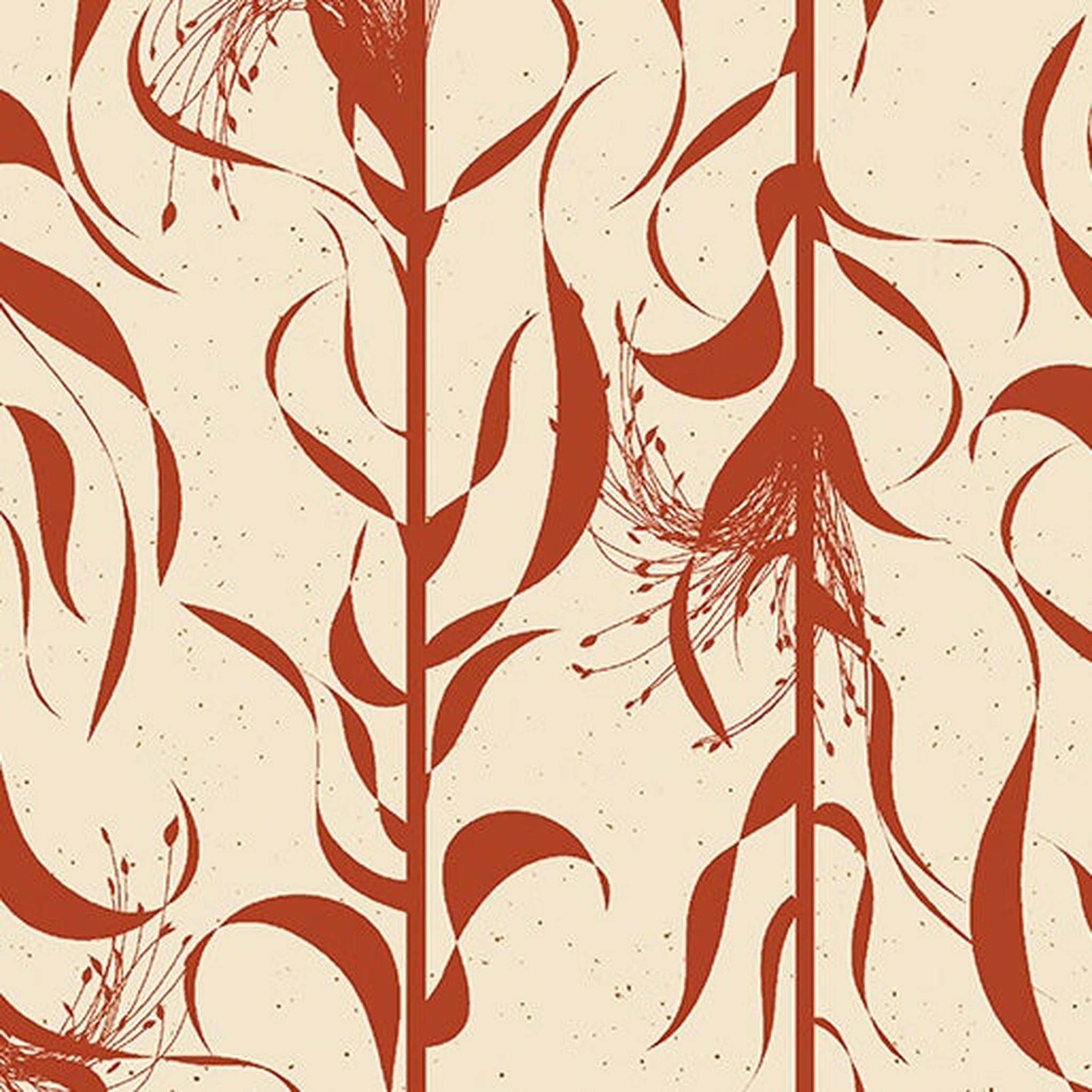 Wishflower by Rachel Rossi - Broomcorn Orange/Natural