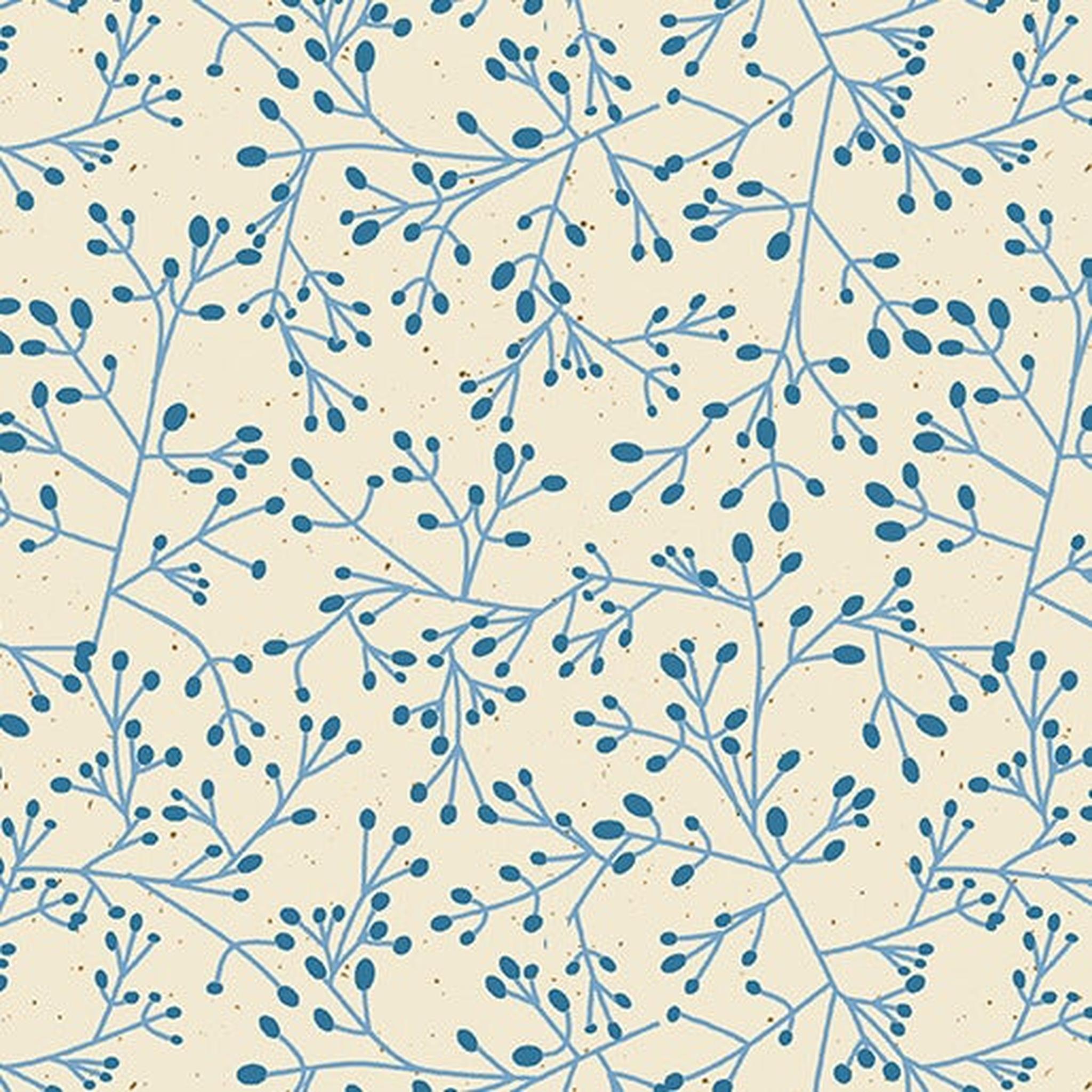 Wishflower by Rachel Rossi - Tallium Tangle Blue