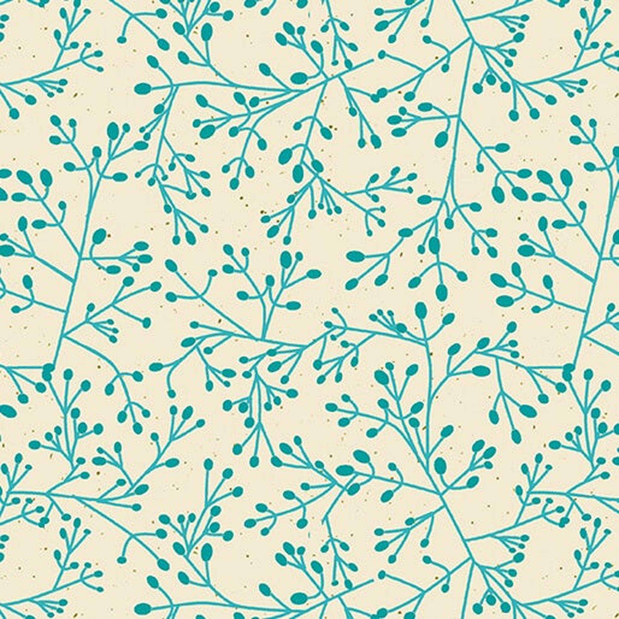 Wishflower by Rachel Rossi - Tallium Tangle Teal