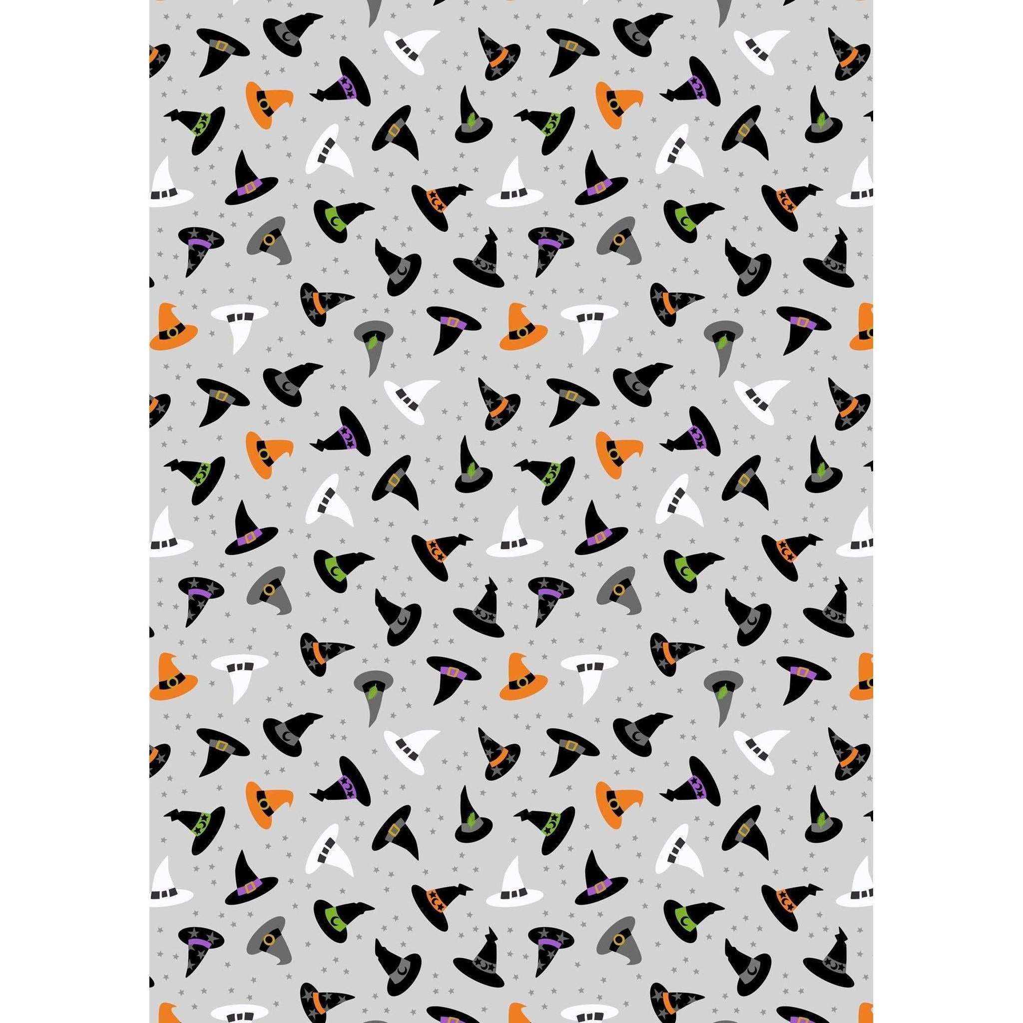 Witchy Woods by Lewis & Irene - Witch Hats: Ghostly Grey (Glow in the Dark)