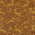 Woodland Holiday by Kathy Engle - Deer Snowflake: Brown Tea