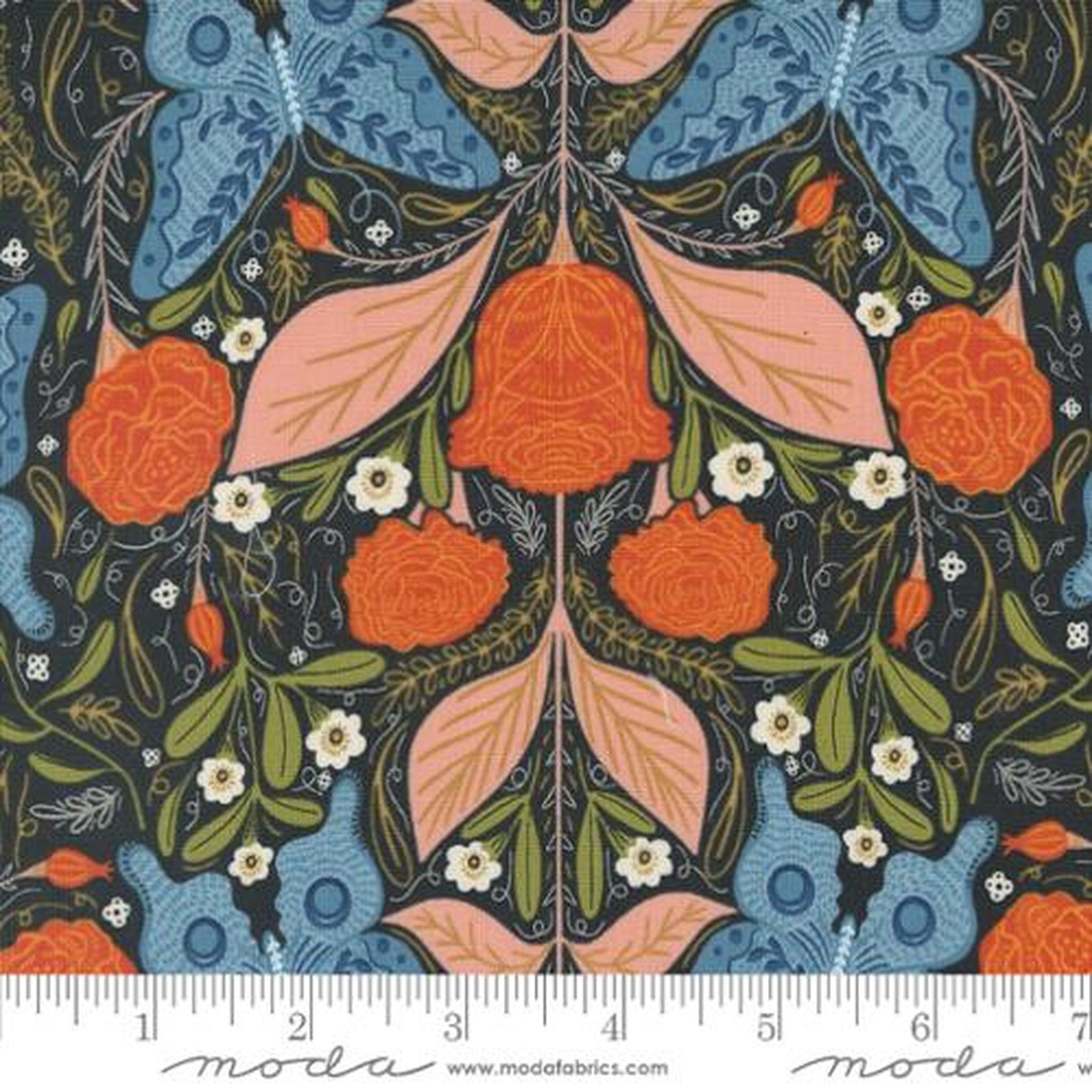 Woodland Wonder by Gingiber - Butterfly Florals: Midnight