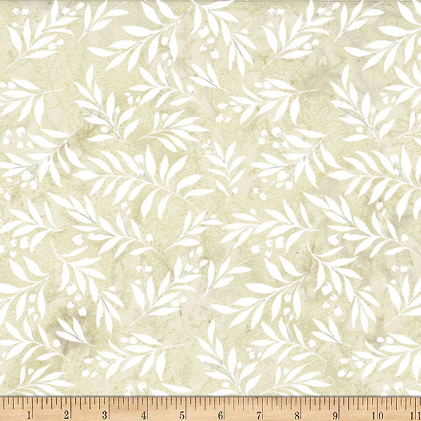 Bali Batik - Leafy - Papyrus