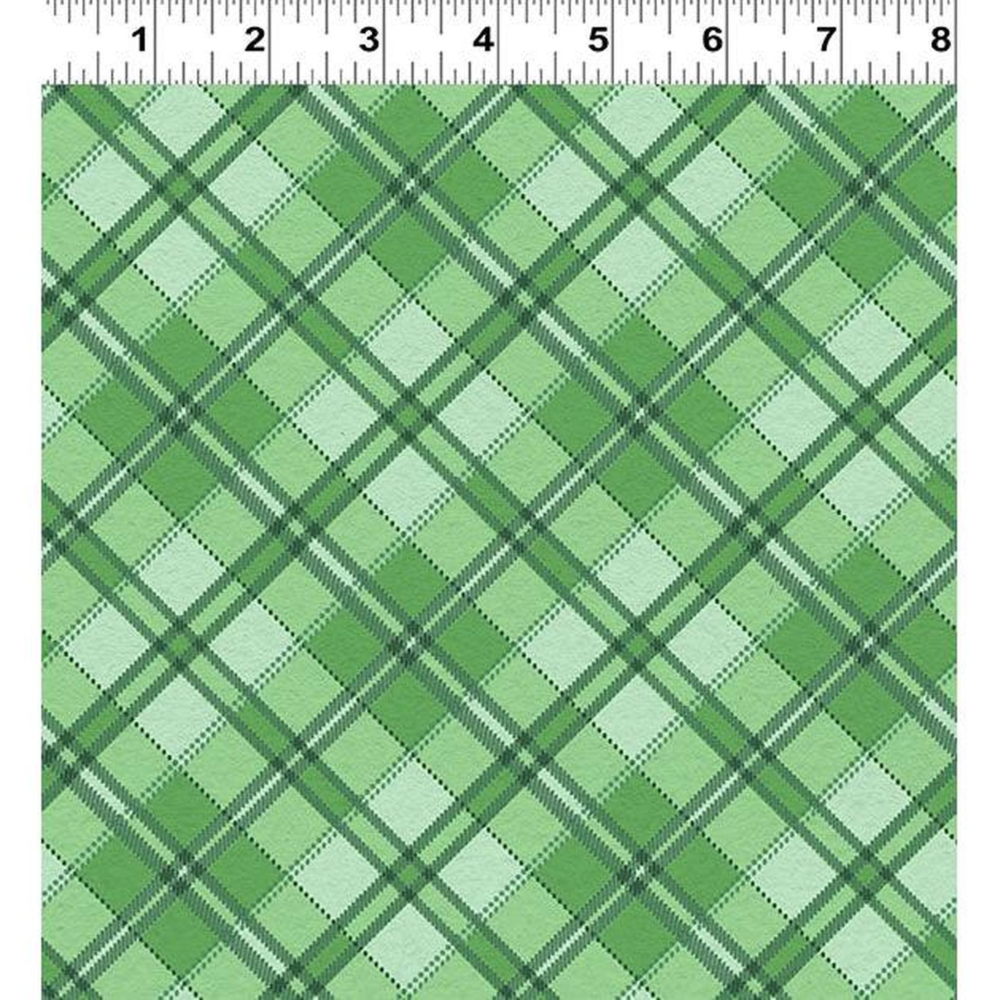 Quilt Minnesota 2026 Shop Hop Dig Diagonal Plaid Mint