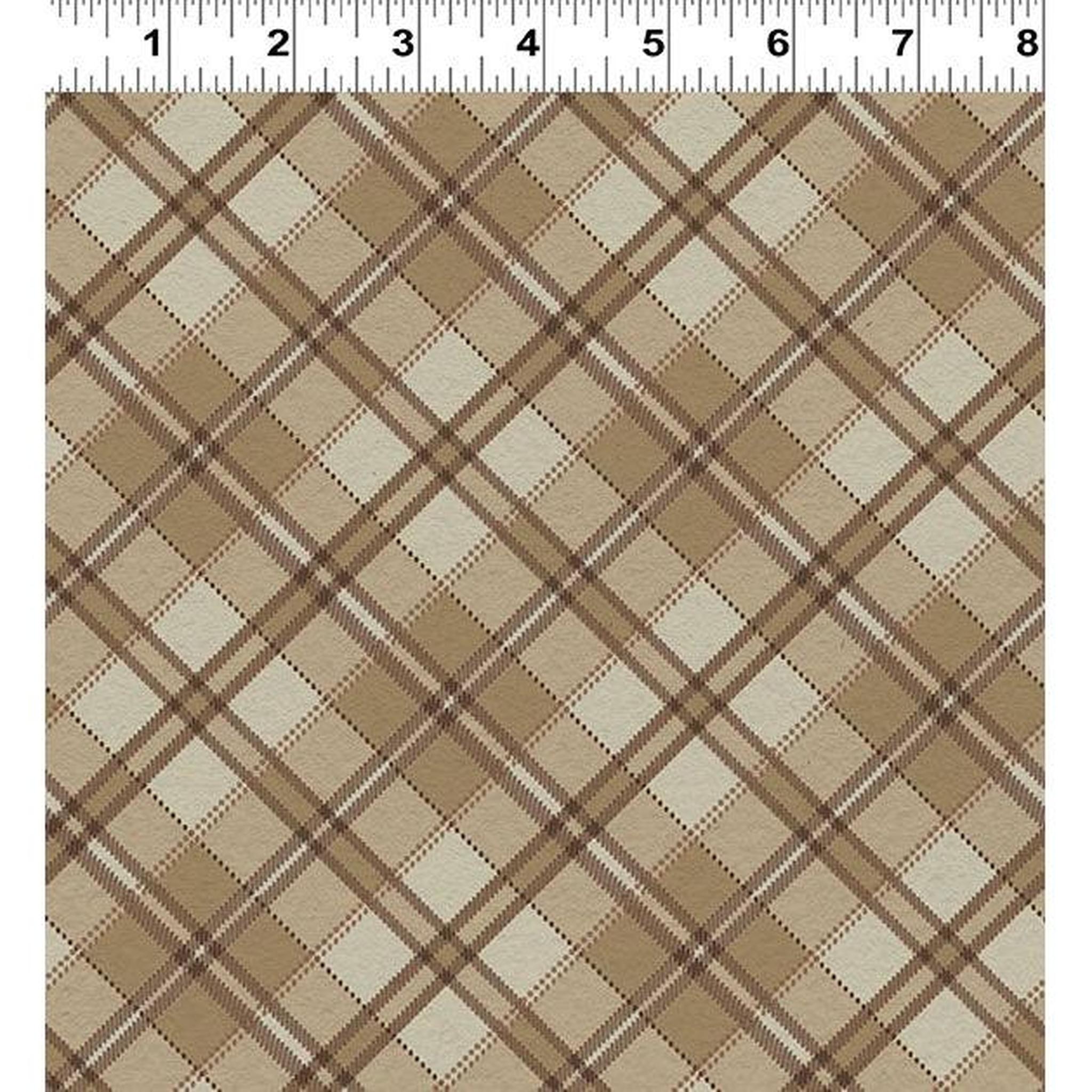 Quilt Minnesota 2026 Shop Hop Dig Diagonal Plaid Brown