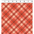 Quilt Minnesota 2026 Shop Hop Dig Diagonal Plaid Light Red