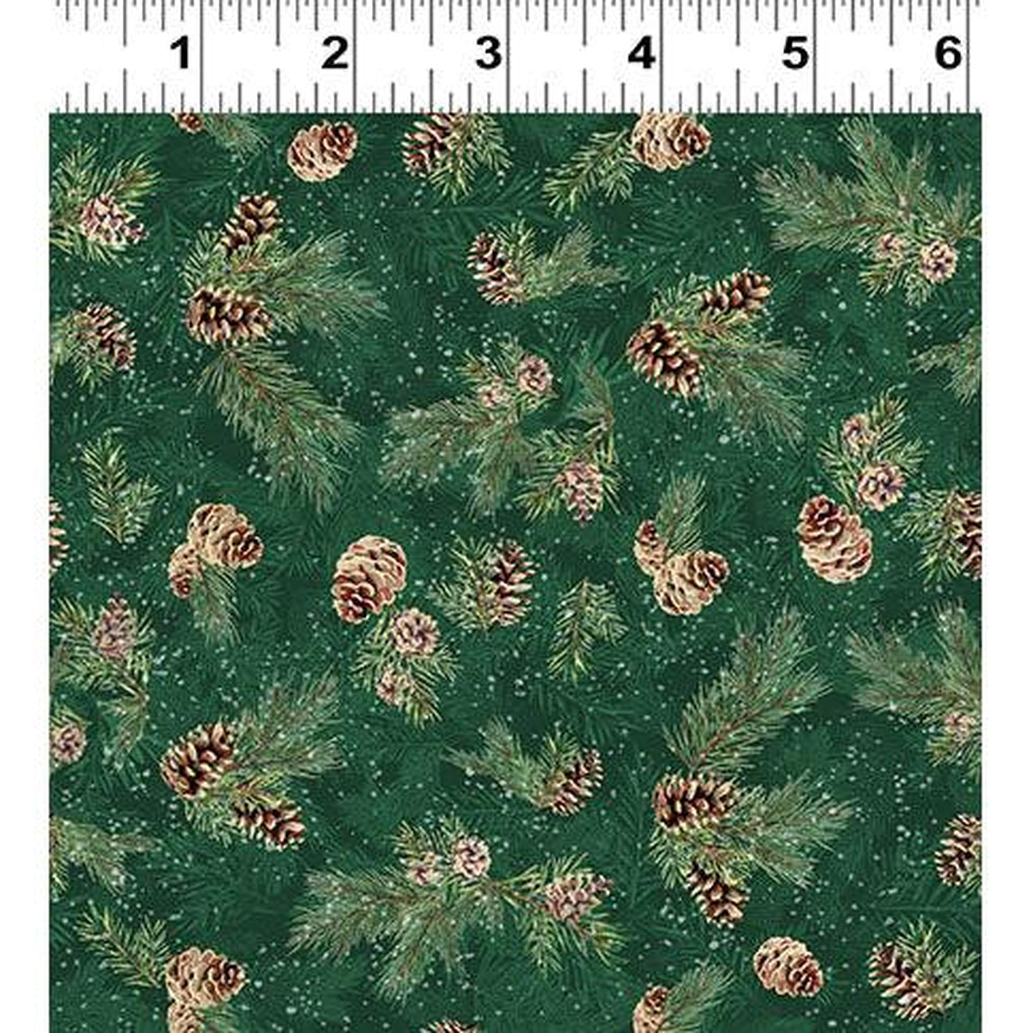 Quilt Minnesota 2026 Shop Hop Digital Pinecones Dark Forest