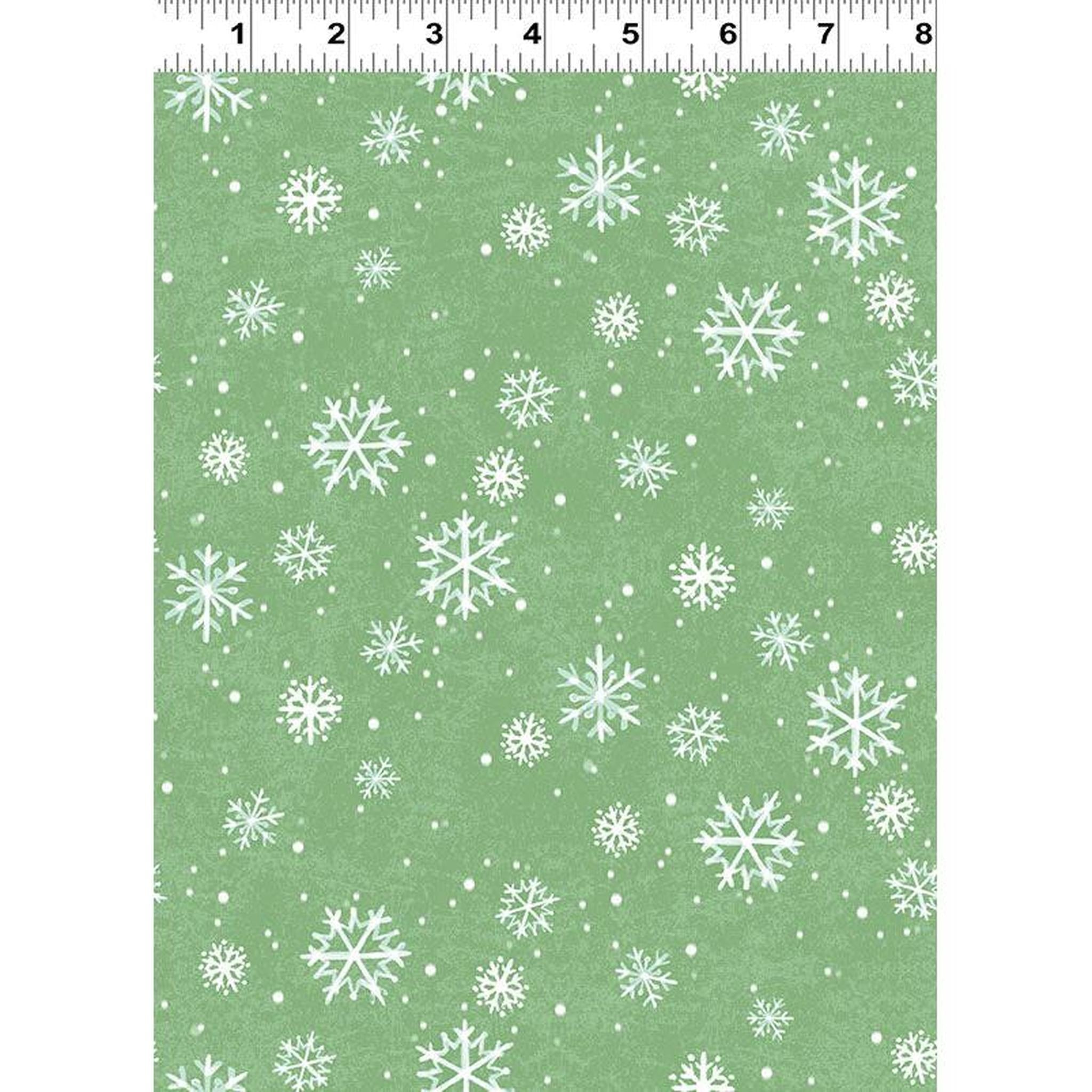 Quilt Minnesota 2026 Shop Hop Digital Snowflakes Mint