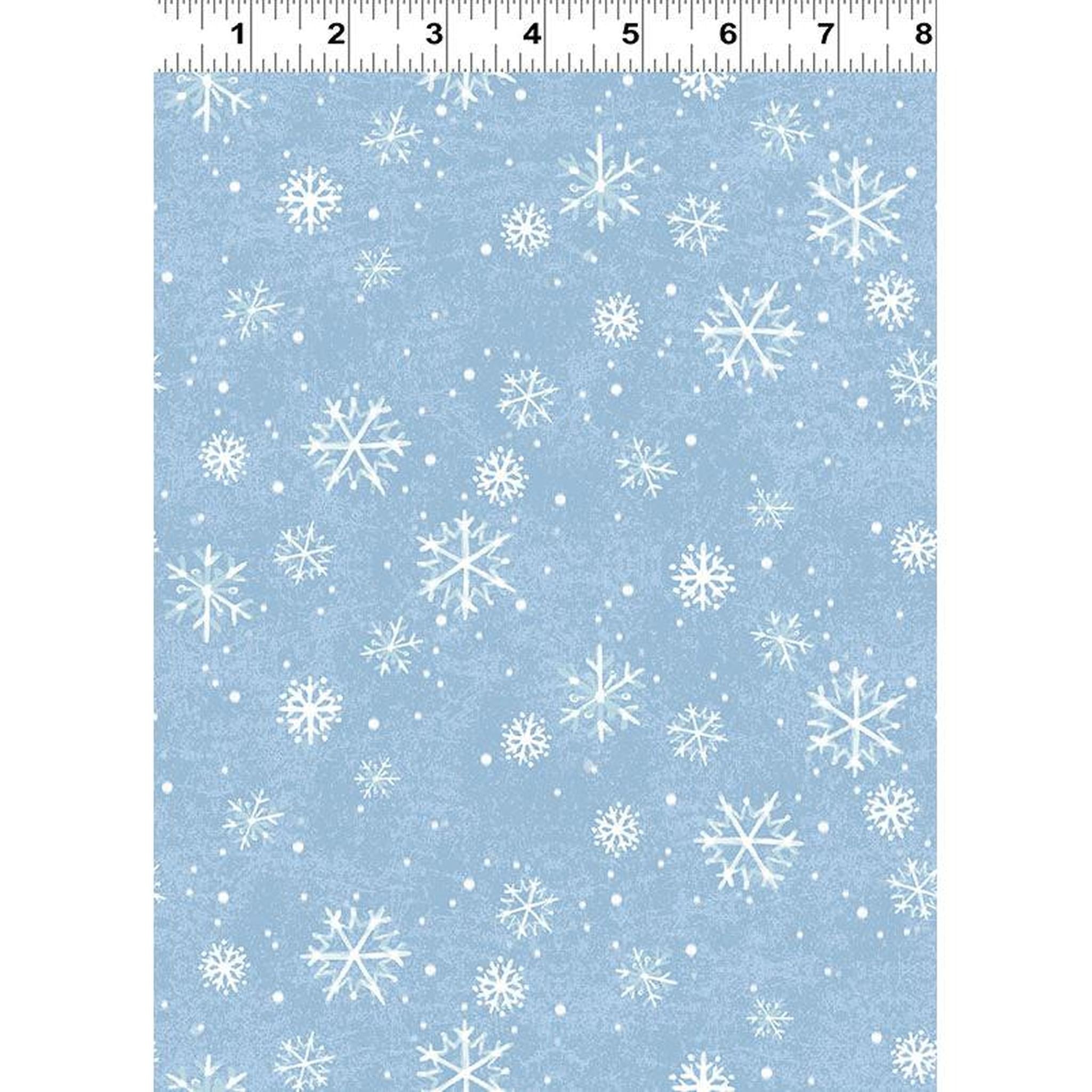 Quilt Minnesota 2026 Shop Hop Digital Snowflakes Light Blue