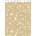 Quilt Minnesota 2026 Shop Hop Digital Snowflakes Light Caramel