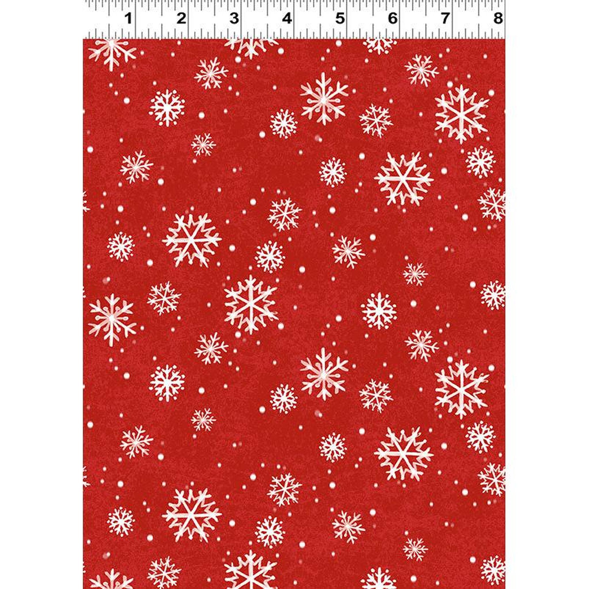 Quilt Minnesota 2026 Shop Hop Digital Snowflakes Red