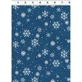 Quilt Minnesota 2026 Shop Hop Digital Snowflakes Light Navy