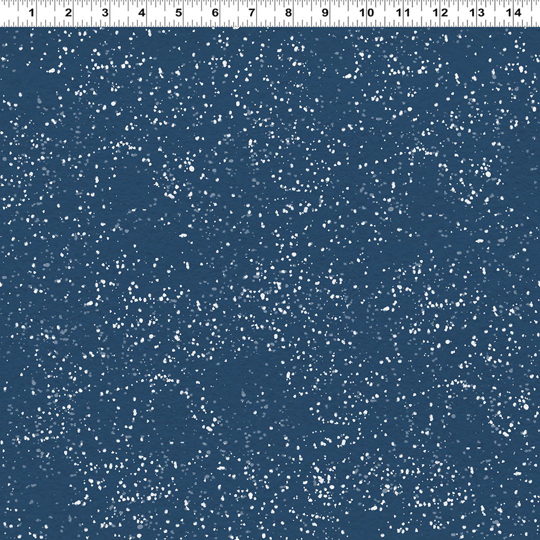 Quilt Minnesota 2026 Shop Hop Digital Snow Dot Light Navy