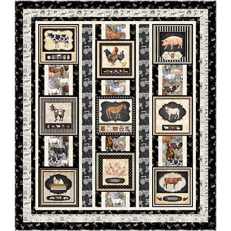 SAMPLE: Country Farm Quilt (Digital print)