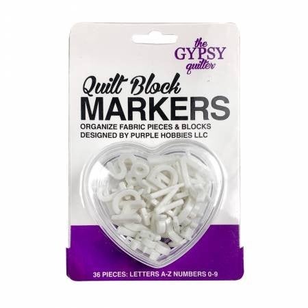 Quilt Block Markers - White