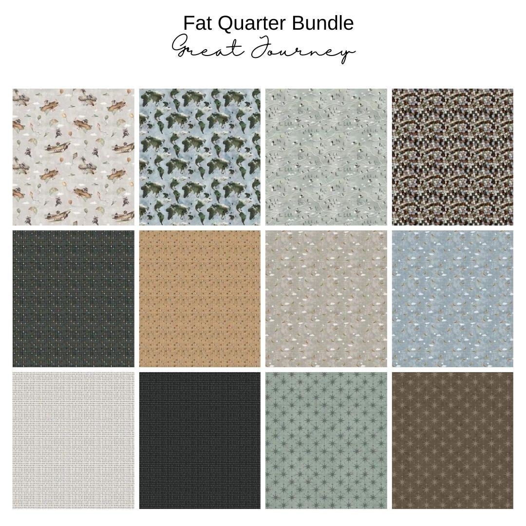 Fat Quarter Bundle (12) - Great Journey Bundle
