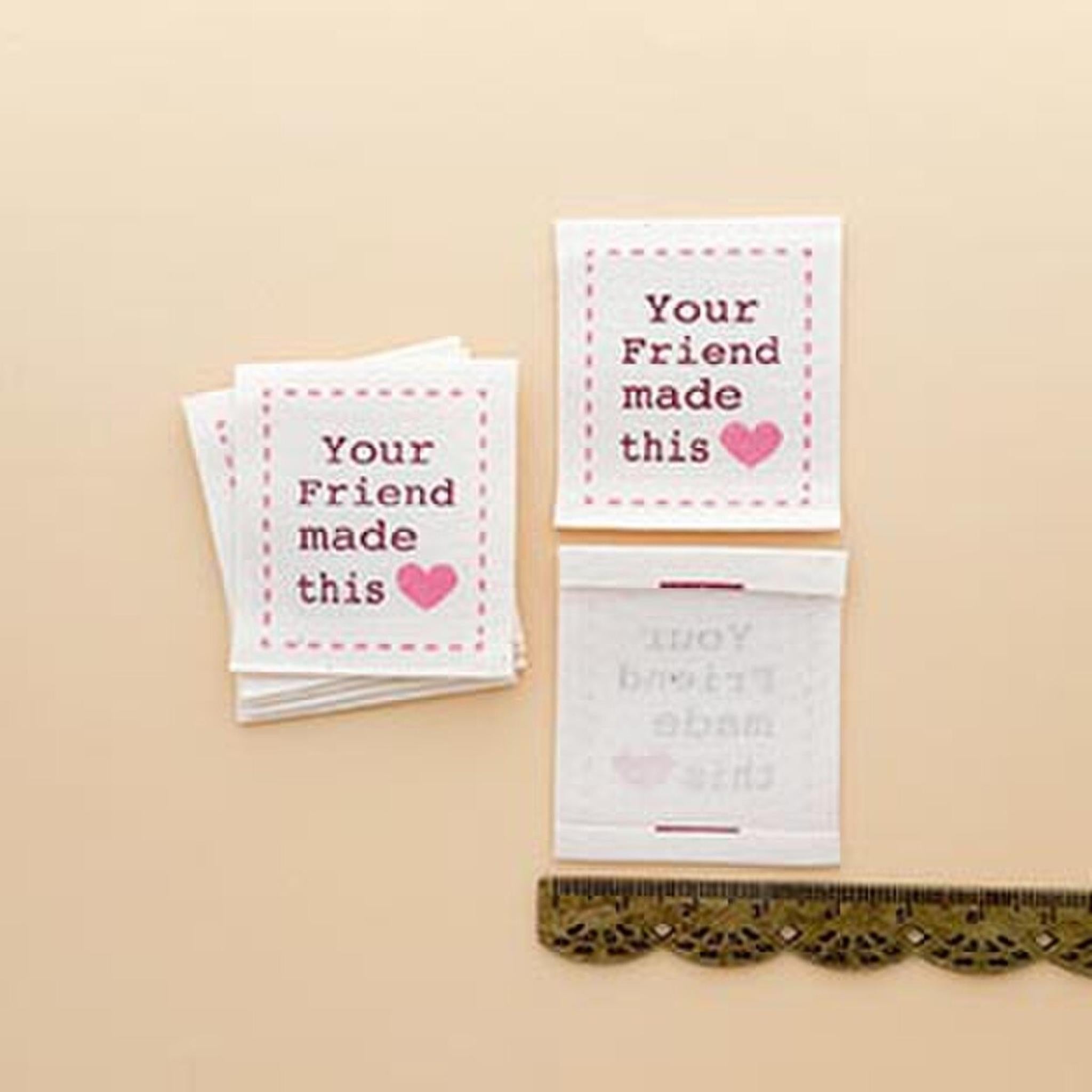 Woven Labels by Minki Kim - Your Friend Made This