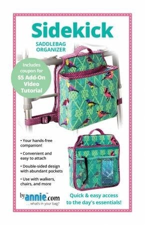 Pattern:  Sidekick Saddlebag Organizer