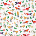 Yuletide Bouquet by Studio RK - Birds White