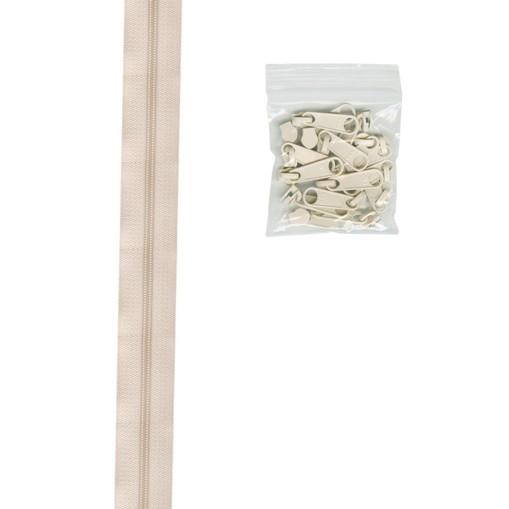 By Annie 4YD Zippers by the Yard - Ivory