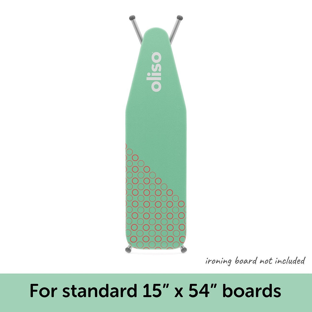 Ironing Board Cover Pistachio and Raspberry
