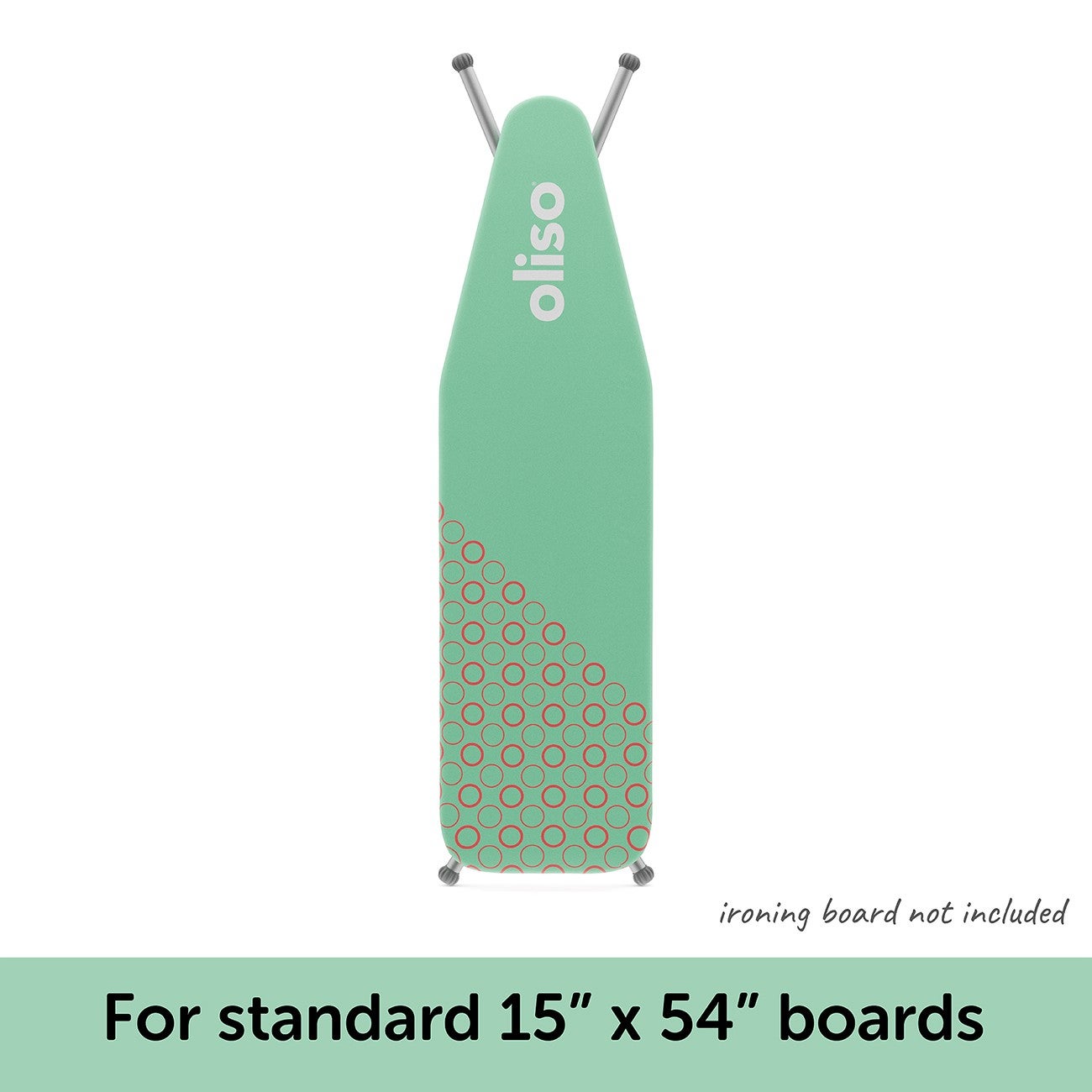 Ironing Board Cover Pistachio and Raspberry