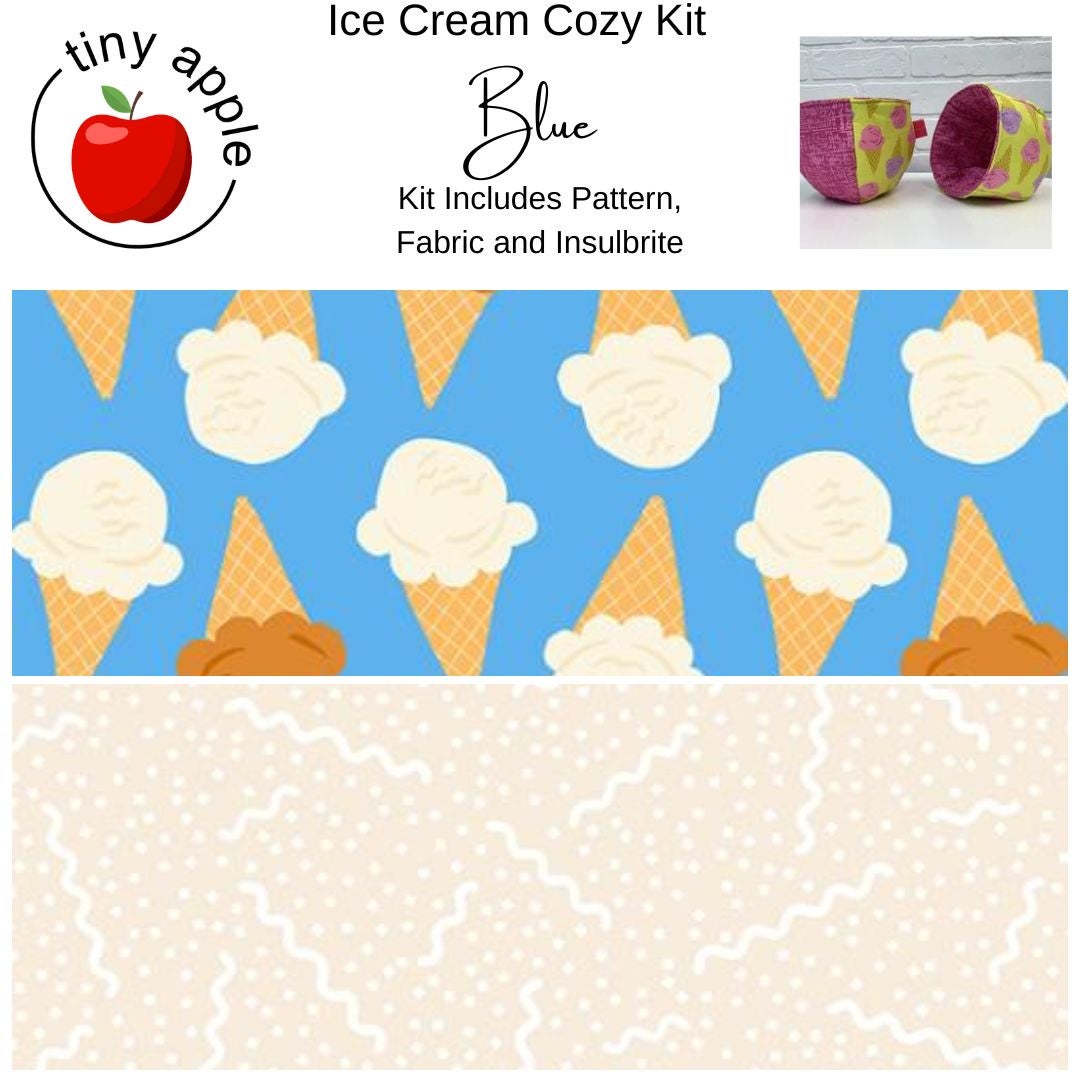 Kit:  Ice Cream Cozy - Blue