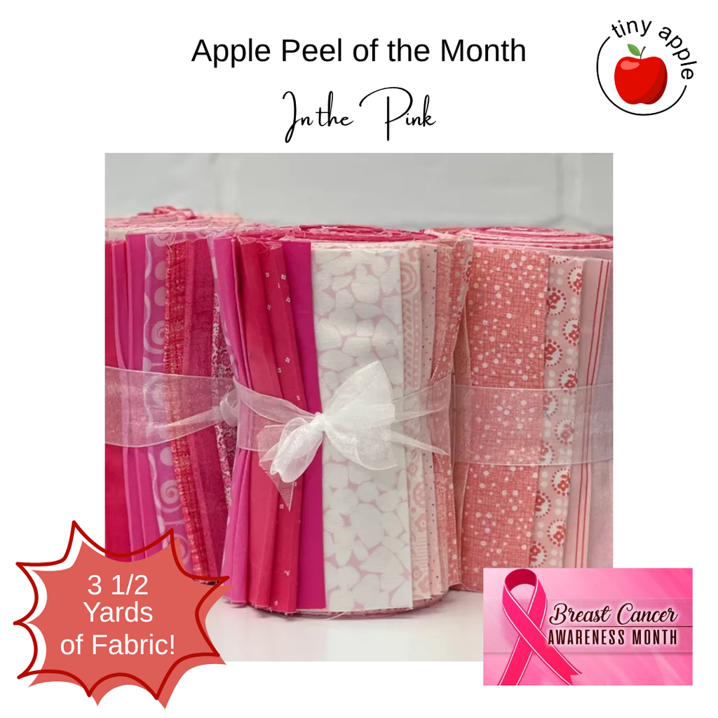 6" Apple Peel (21) Peel of The Month October in the Pink