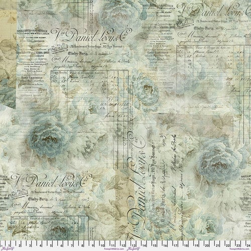 Foundations by Tim Holtz - Receipt Aqua