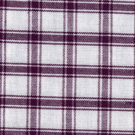 Dunroven House Tea Towel - Check Purple and Cream