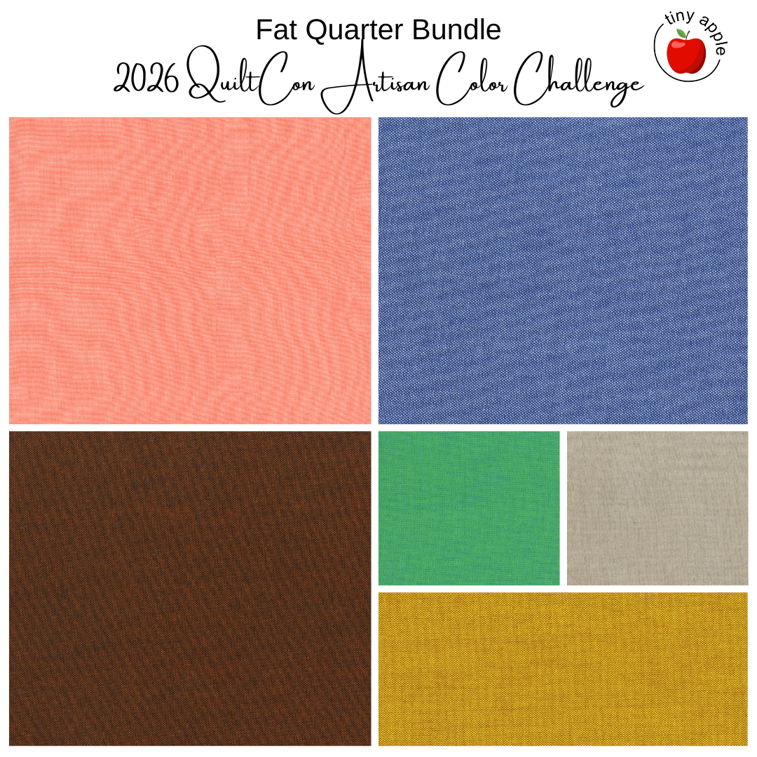 Fat Quarter Bundle (6) 2026 QuiltCon Artisan Cotton Color Challenge