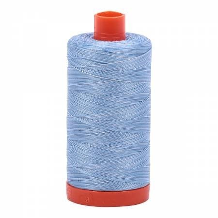 Aurifil Cotton Thread 50wt - Variegated Stonewashed Denim A1150-3770