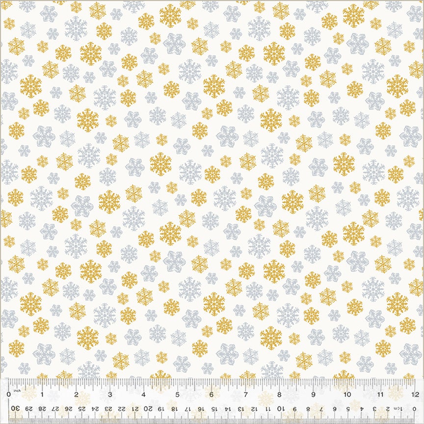 Holiday Twinkle by Whistler Studios Snowflakes: White/Gold