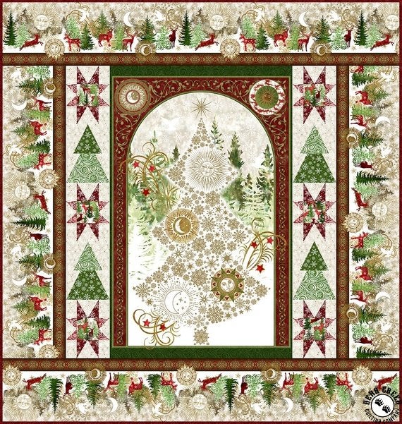 Pattern: Winter Solstice II Panel Quilt