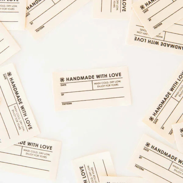 Quilt Label - Sarah Hearts | Write-In Label