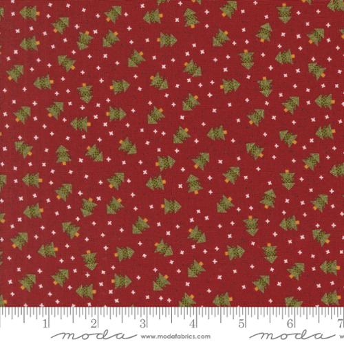 Emmitt and Ivy Christmas Dots Trees - Red