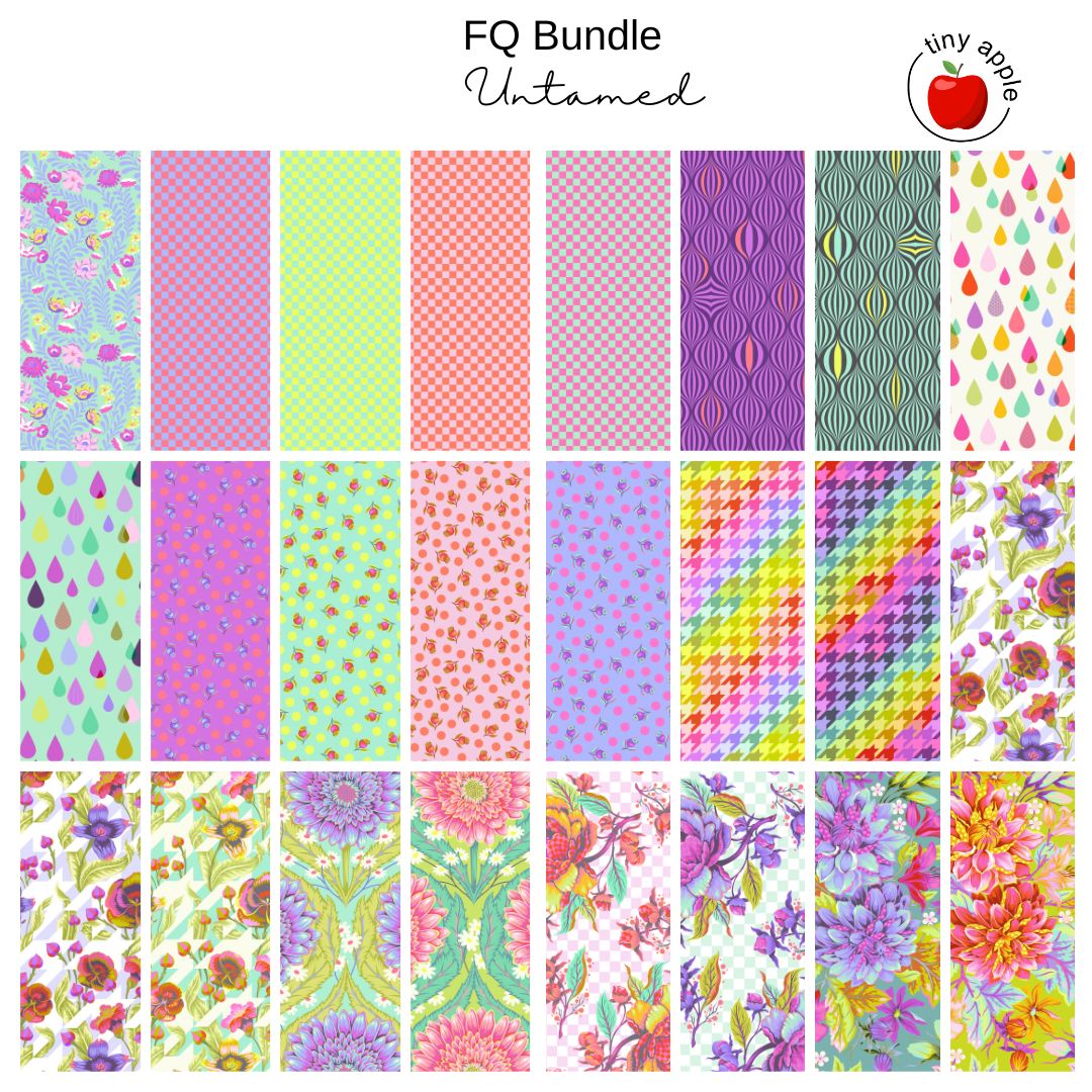 Fat Quarter Bundle (24) - Untamed by Tula Pink