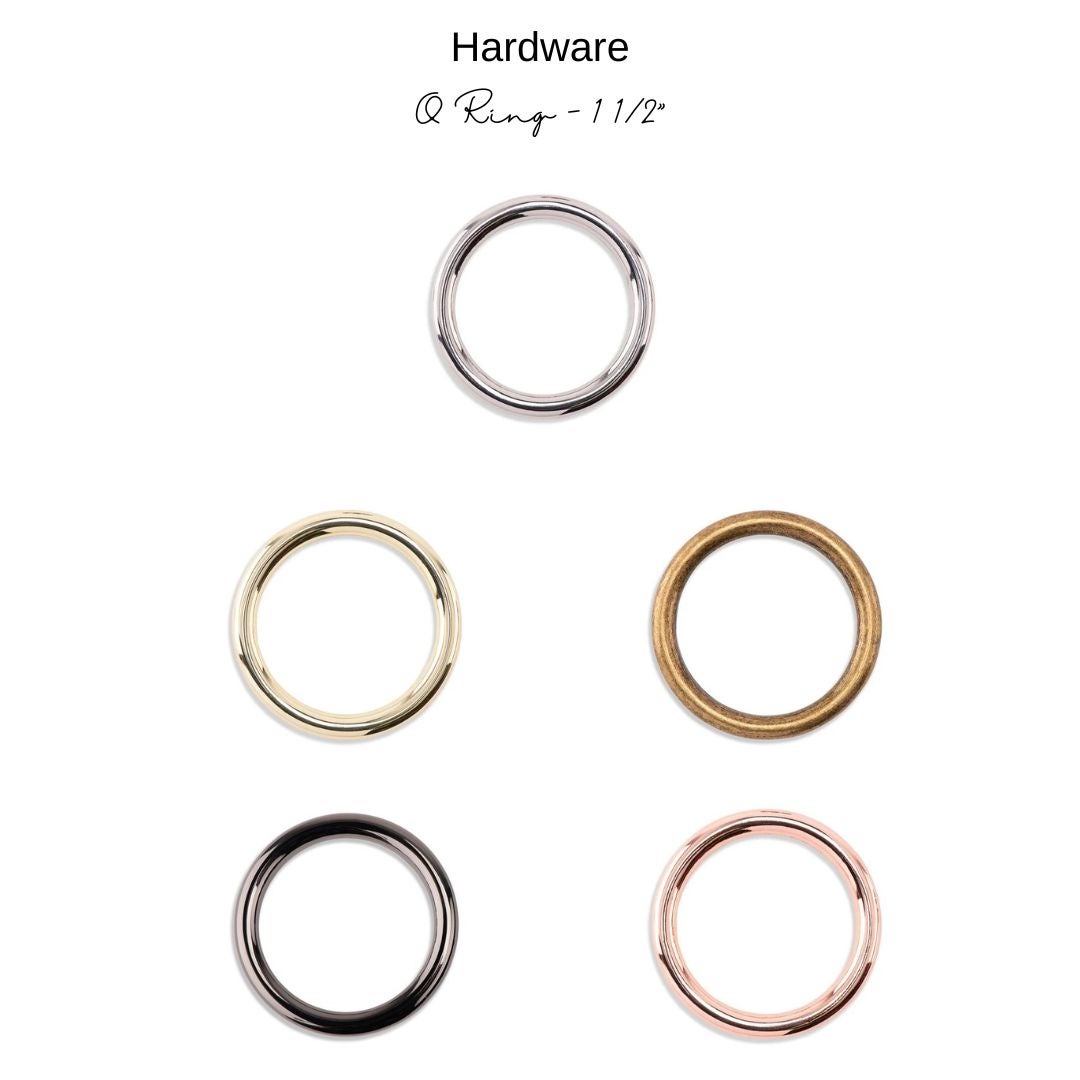 Hardware: O RIng 1 1/2” | Multiple Finishes