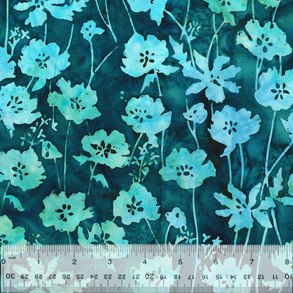 Juniper by Windham Fabrics - Orchids: Teal
