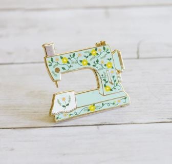 Sewing Machine Interactive Enamel Pin | Multiple Colorways