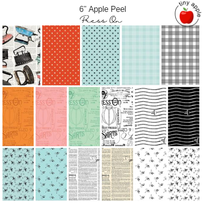 6" Apple Peels - Press On (17 pieces)