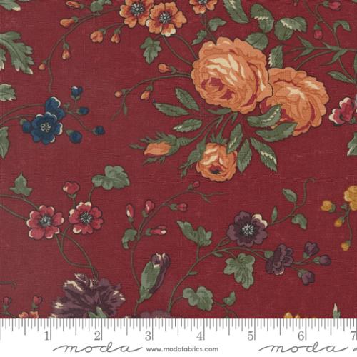 Daisy Lane by Kansas Troubles Quilters - Garden Florals: Carnation