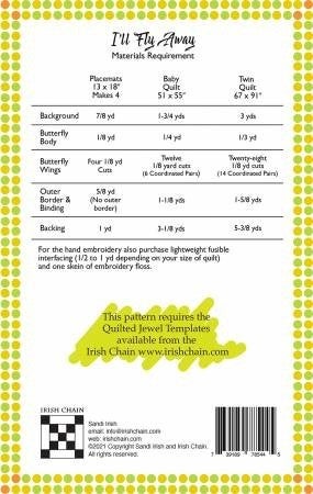 Pattern: I'll Fly Away
