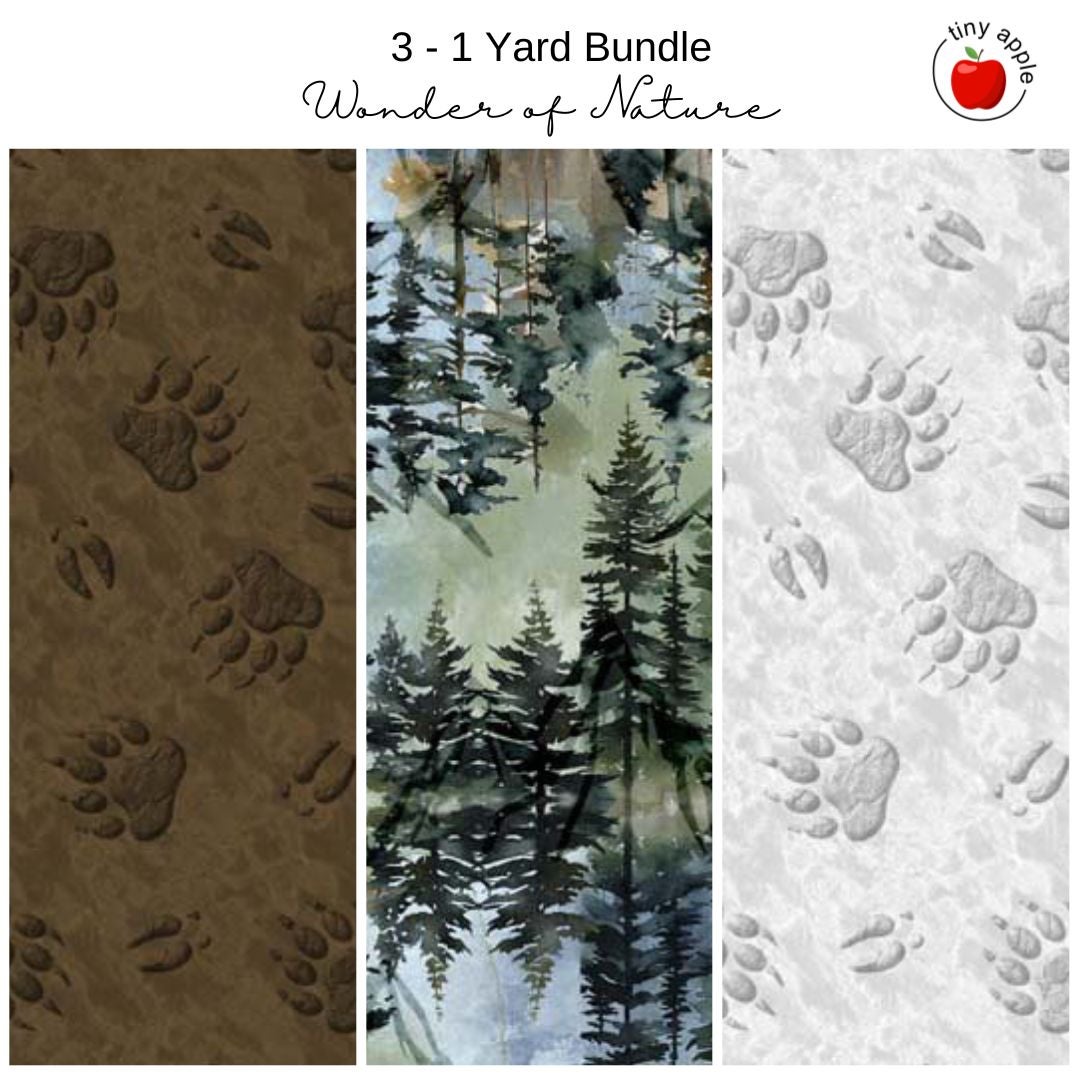 3 - 1 yard bundle Bundle Wonder of Nature