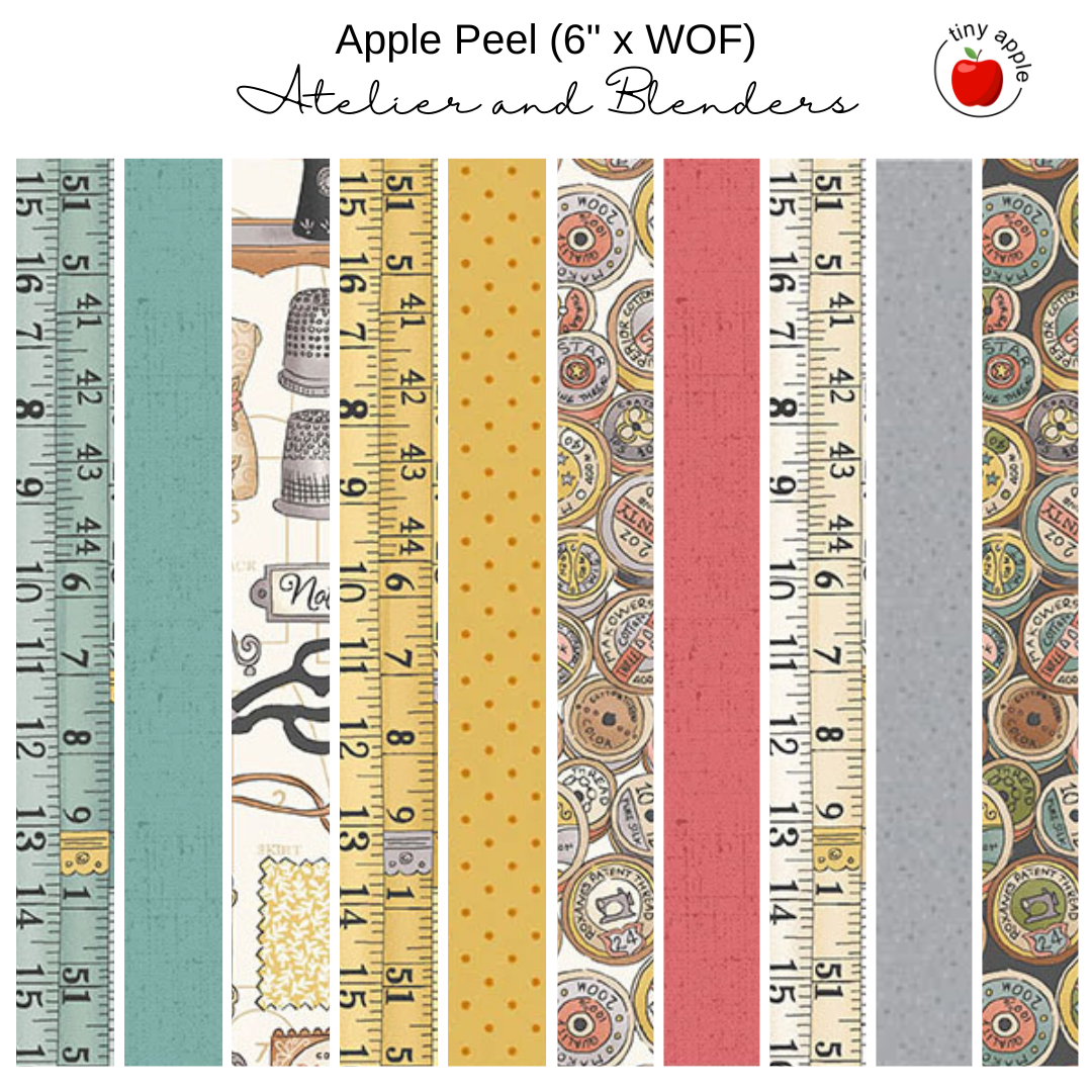 6" Apple Peels (10) - Atelier/Blenders