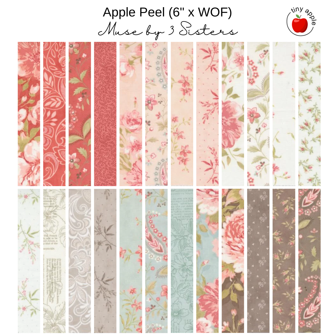 6" Apple Peels (24) - Muse by 3 Sisters