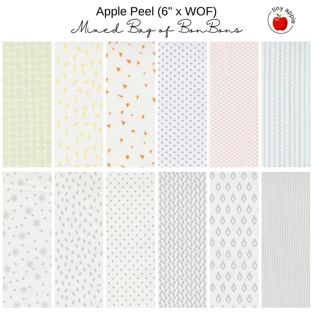 6" Apple Peel (12) - Mixed Bag of Bonbons
