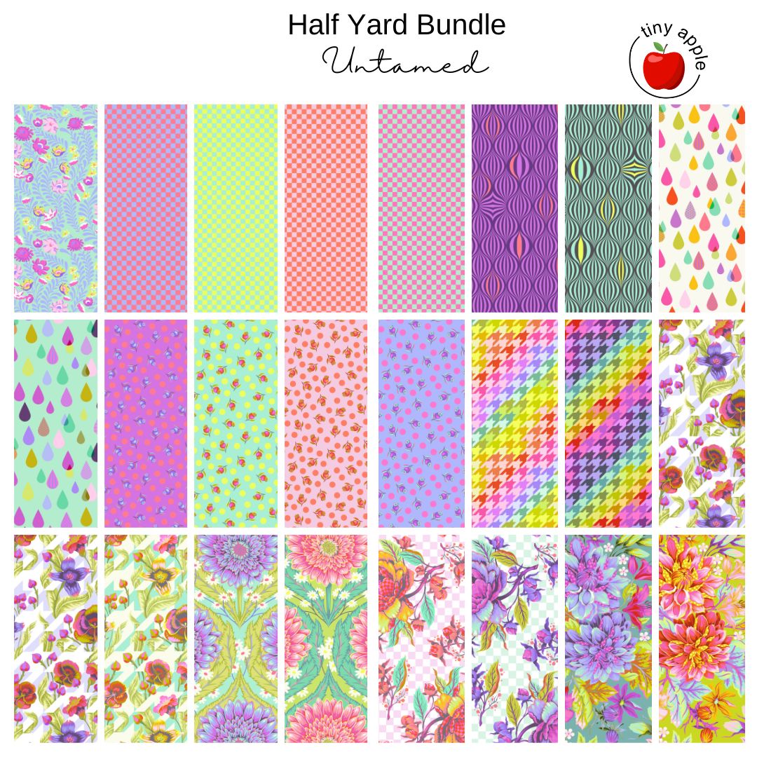 Half Yard Bundle (24) - Untamed by Tula Pink