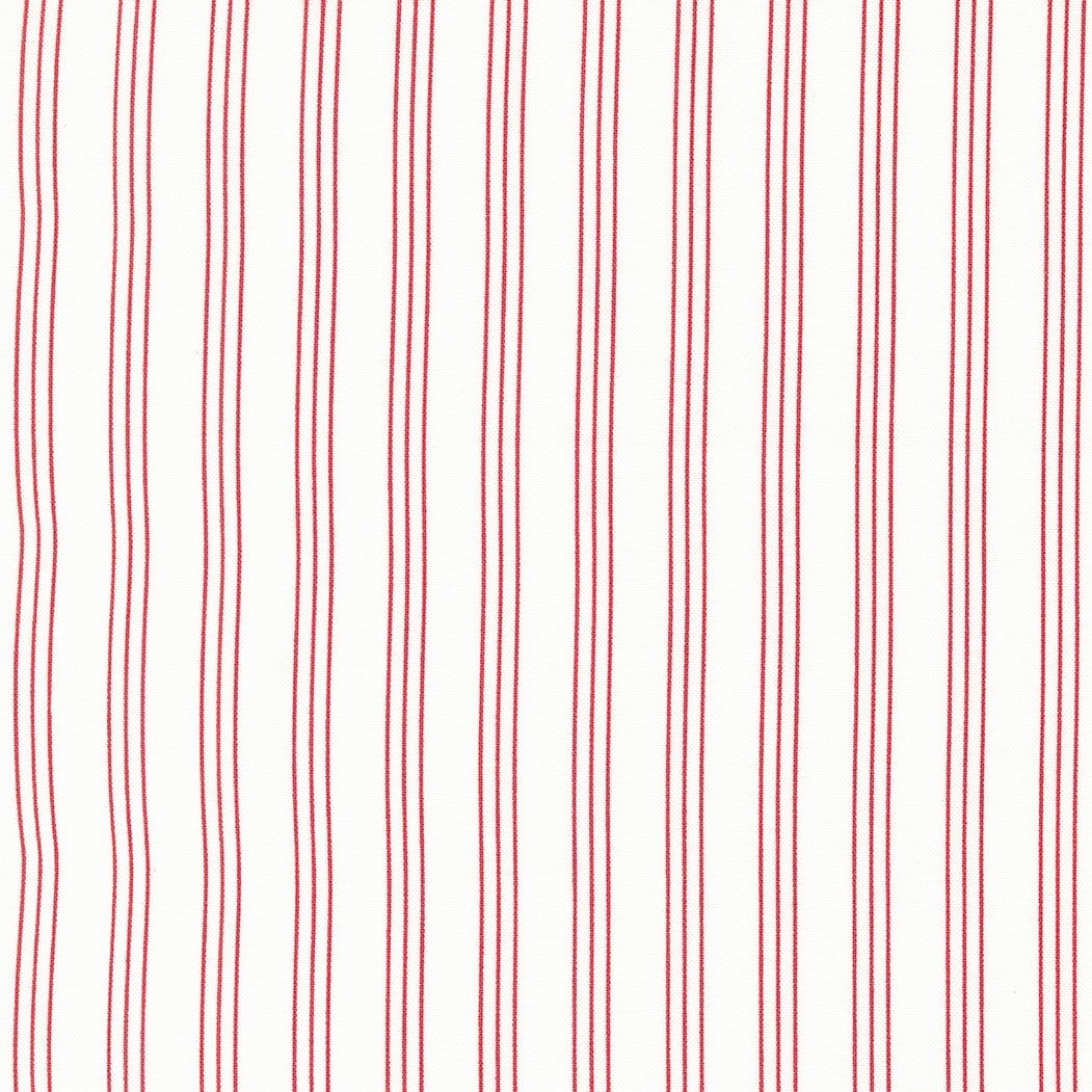 Lighthearted by Camille Roskelley Stripe Cream Red